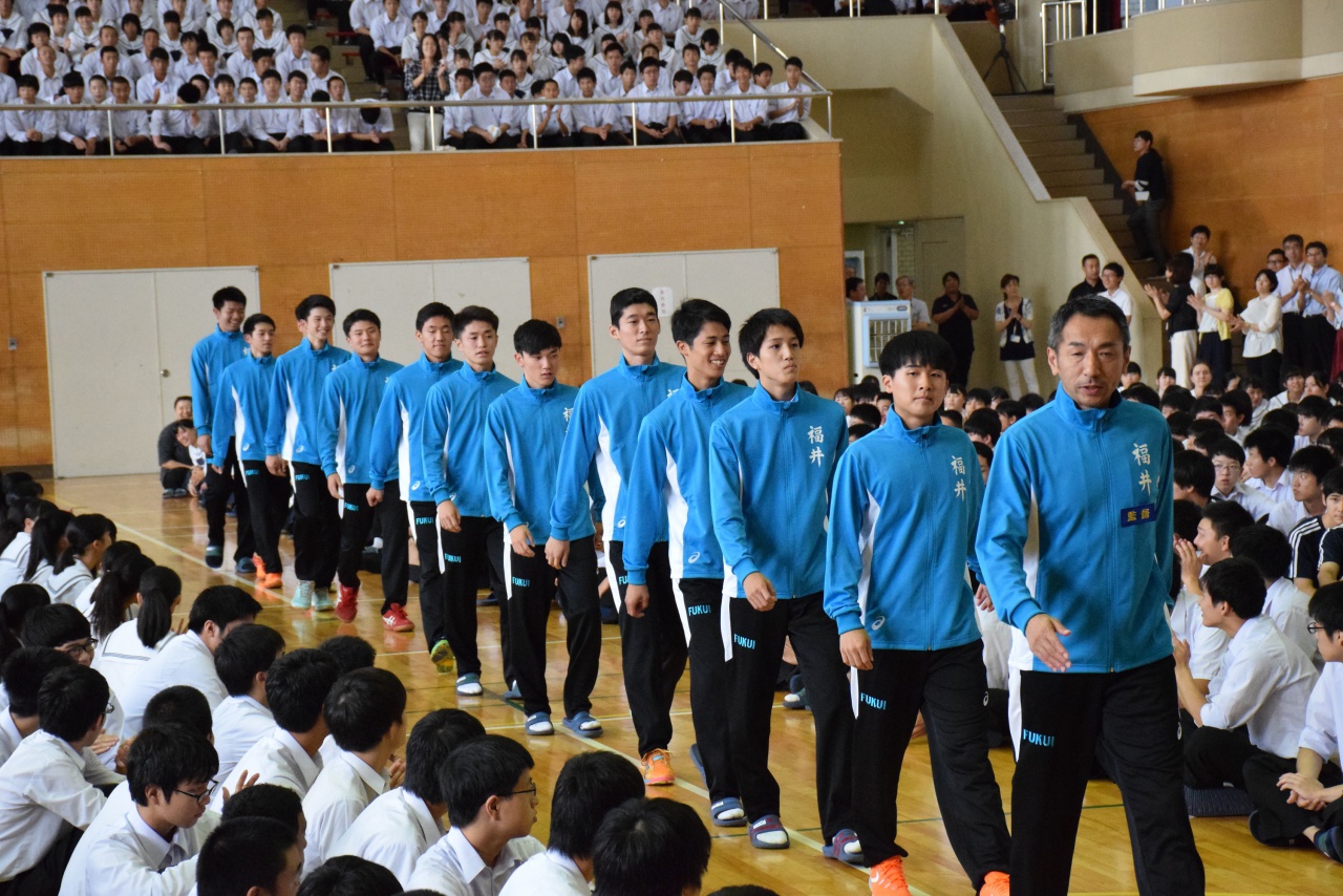 男子ハンドボール部 準優勝報告会 北陸diary 北陸高等学校