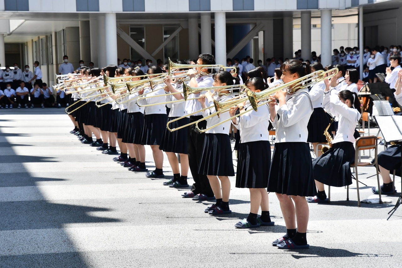 図書館ライブ 吹奏楽部 北陸diary 北陸高等学校