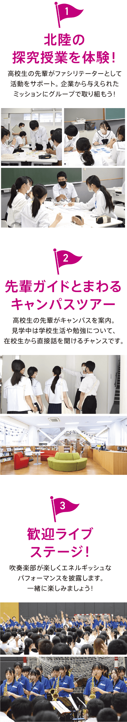 夏のオープンスクール 内容